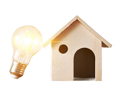 house and bulb